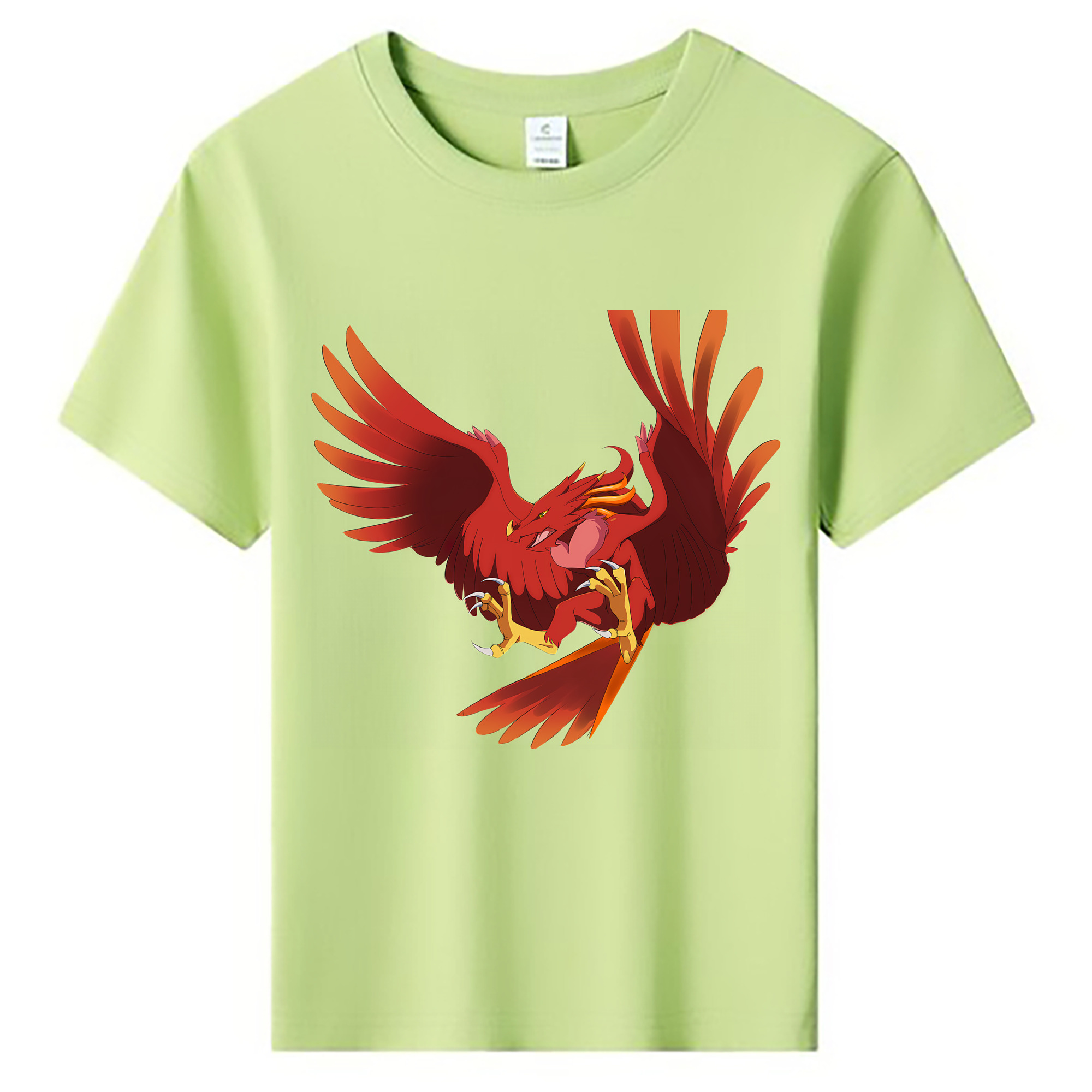 （画像用） Digimon デジタルモンスター/デジモン 綿100％キッズTシャツ（フロントプリント）